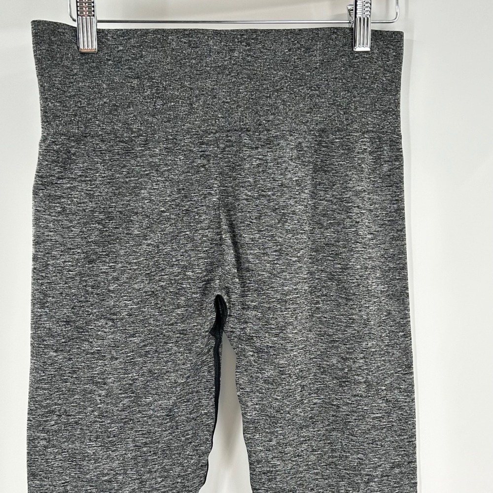Gymshark Women's Seamless Leggings Grey Marl High Waist‎ Workout Athletic Large